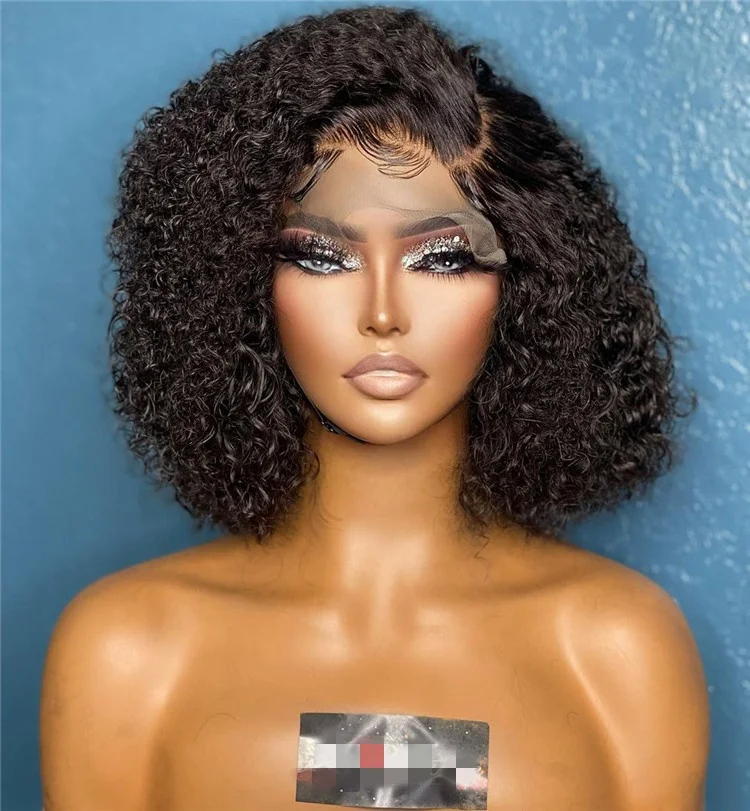 Pre Plucked Swiss Lace Bob Wig Vendor Raw Indian Hair Wholesale Lace Front Wig Virgin Human Hair 13x4 4x4 Lace Wigs on Sale
