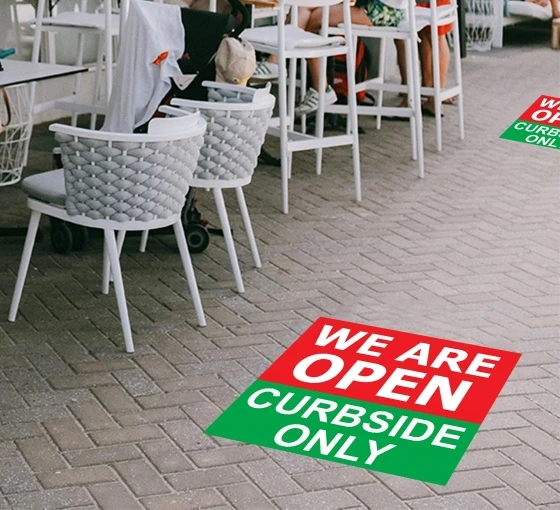 Custom advertising Decoration Waterproof And Anti-Slip Floor Graphics Vinyl Decal Sticker