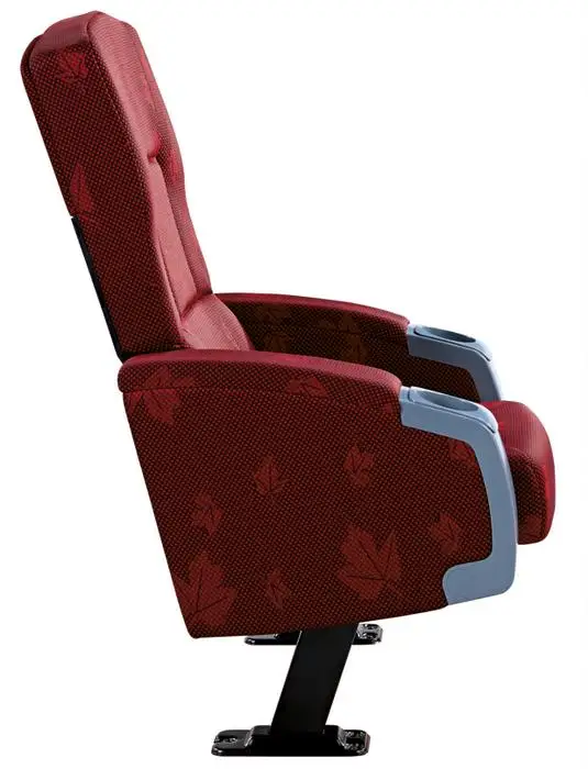 Manufacture Wholesale Customize Cinema Furniture Wine Red Movie Single Seat Cinema Chair