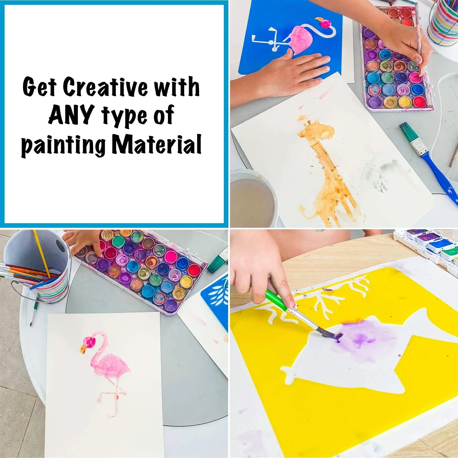 animal stencils farm reusable  painting stencils for scrapbooking drawing tracing  stencils for painting templates