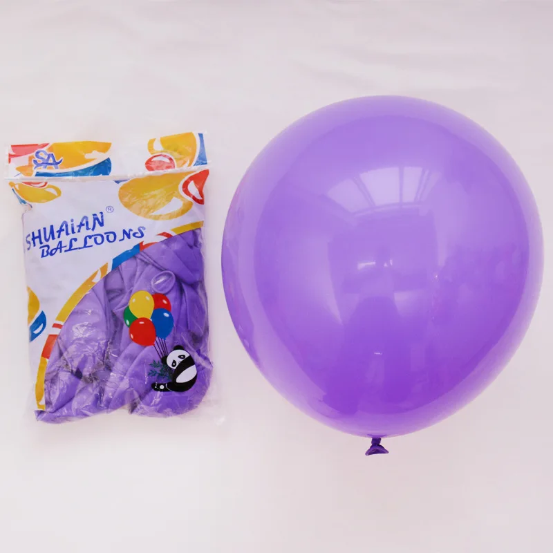 Wholesale 18 Inch 50 pcs Pack Assorted Colors Rainbow Balloons Matte Latex Colorful Balloons for Various Party Ballon Decoration