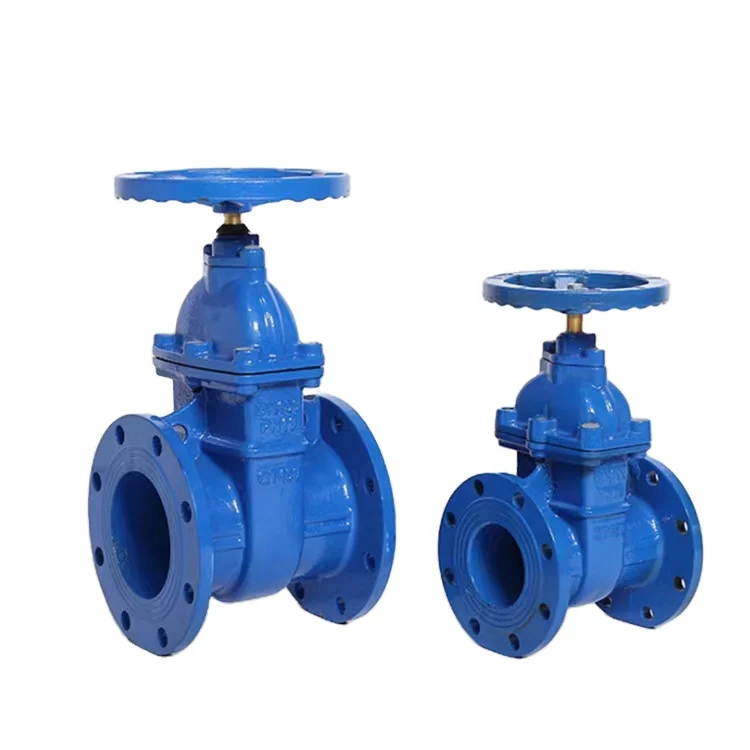 High quality DN80/100 Copper rod and core seal safety underground flange manual control slide gate valve industrial valves