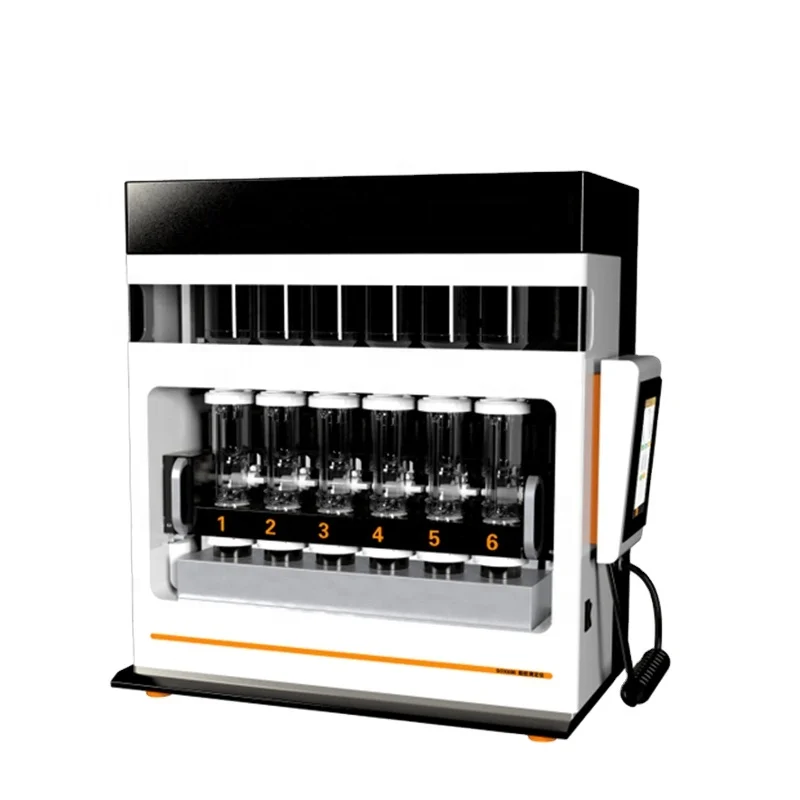 Высококачественный цифровой цветной сенсорный 300 C 6 шт. партия 5 эксклюзивных методов экстракции soxhlet измерительный оптический аппарат