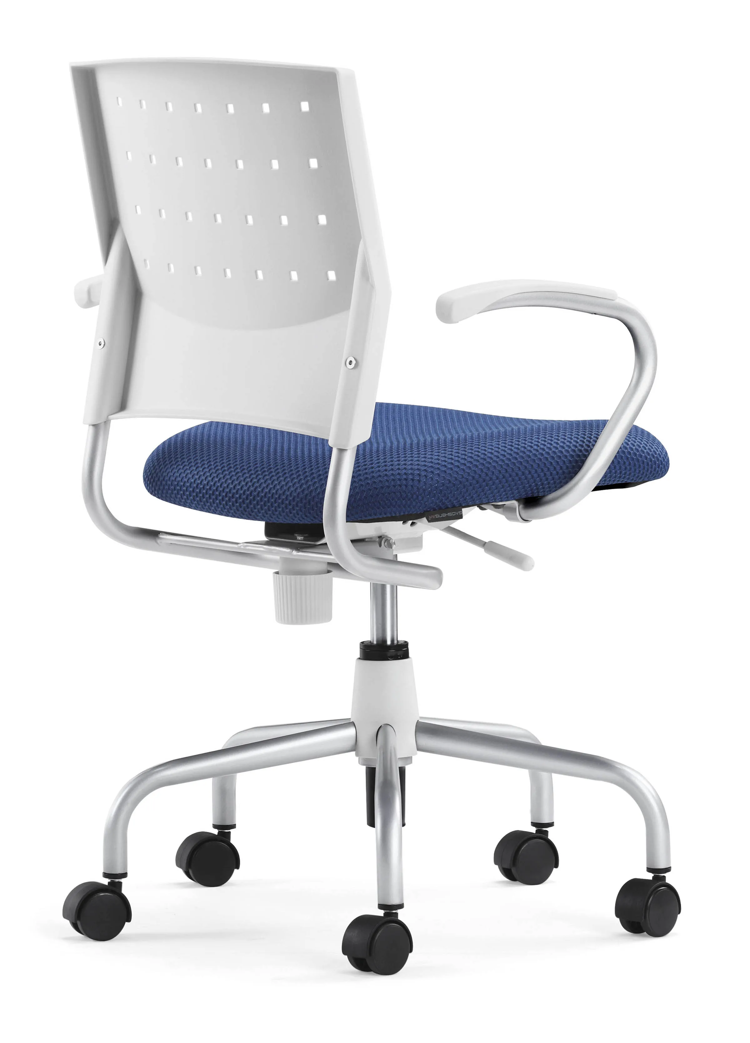 Budget price Home office chair computer use fashionable simple plastic swivel white height adjustable cheap price task office ch
