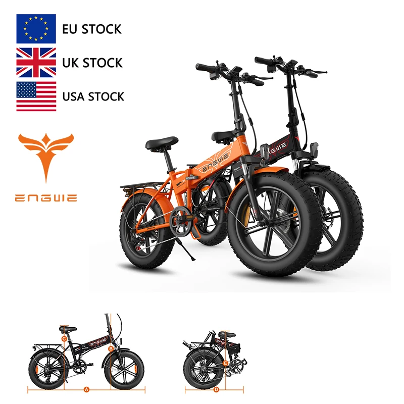 Eu Stock Engwe Ep-2 pro 20 Inch Folding Bike Bicycle Electric Road Bike Electric Enduro Ebike Cheap Adult Bicycle For Sale