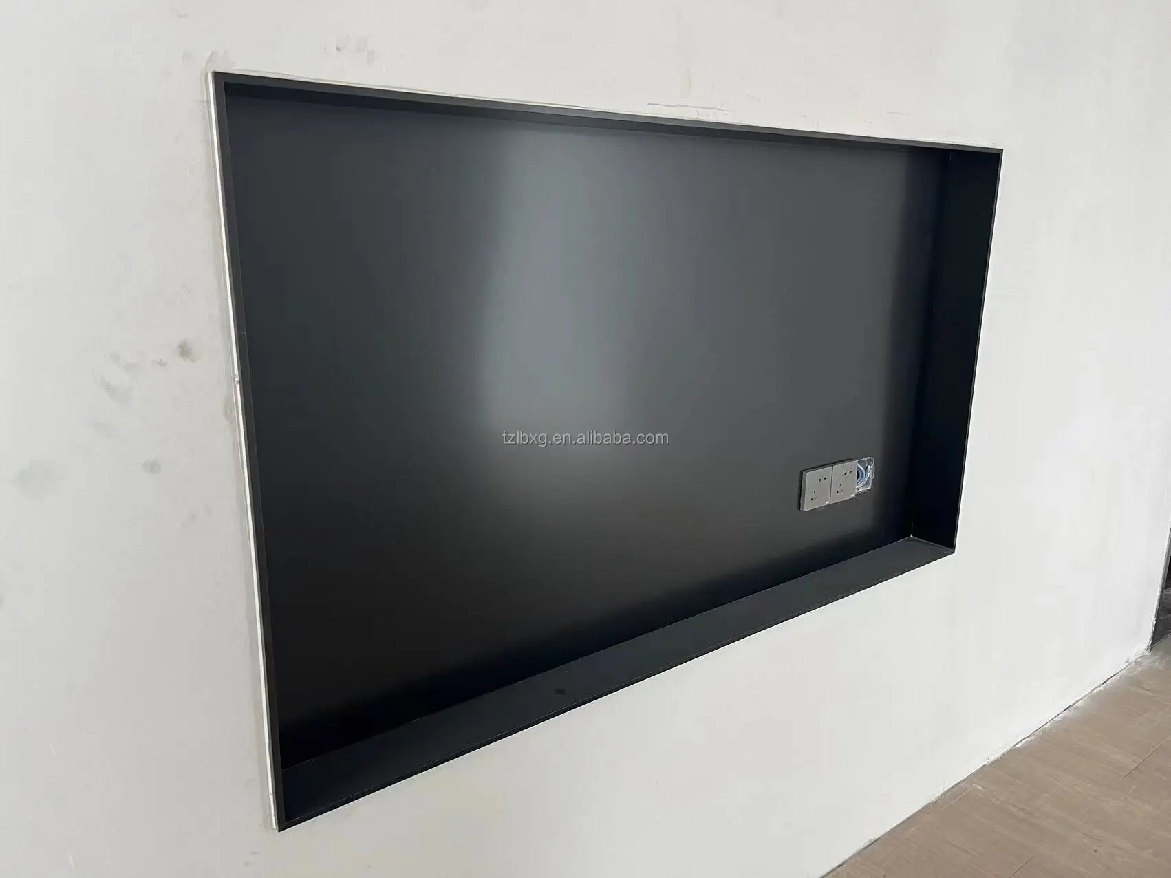 Stainless Steel Background Wall Decorative Board TZL Hotel Clubhouse TV Background Wall