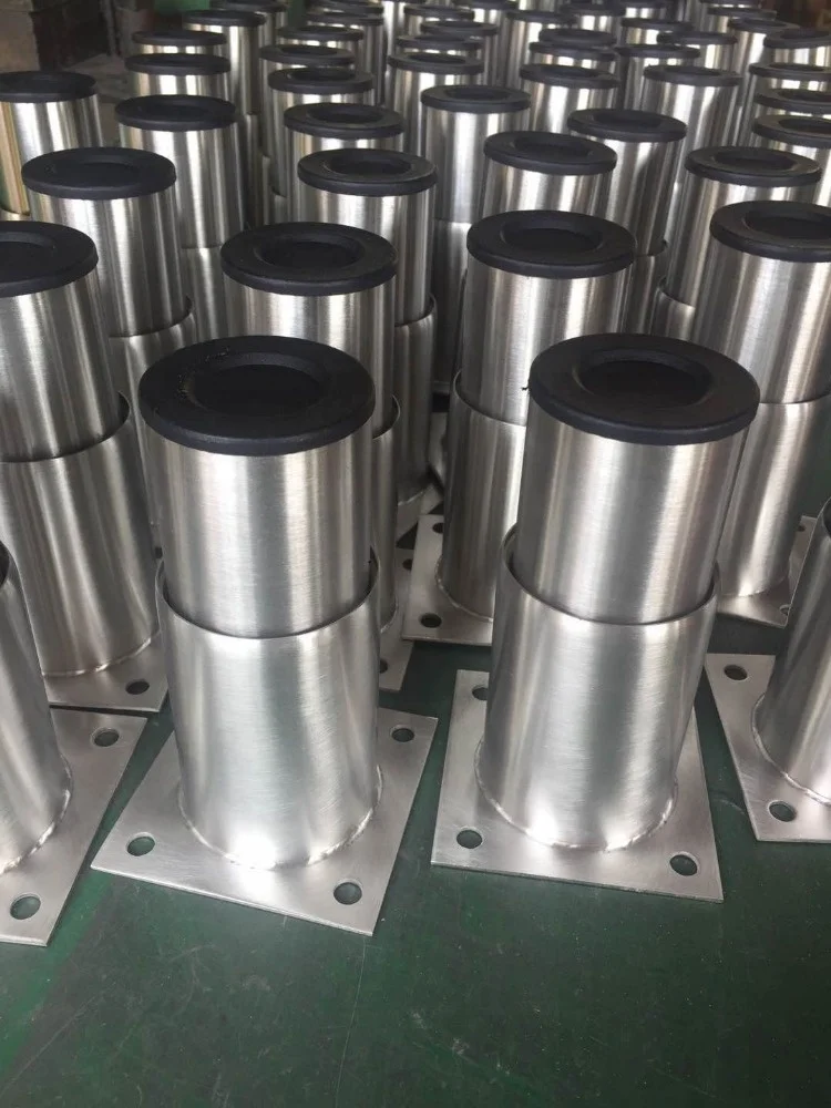 Customized Adjustment Round Tube Stainless Steel Ice Maker Coffee Table Legs