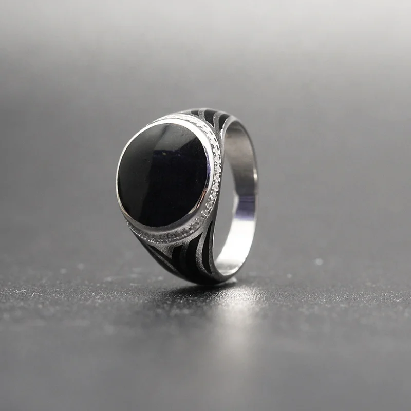 customizable turkish men plain Handmade Jewelry Signet Gemstone Finger stone Wedding Engagement 925 sterling silver rings