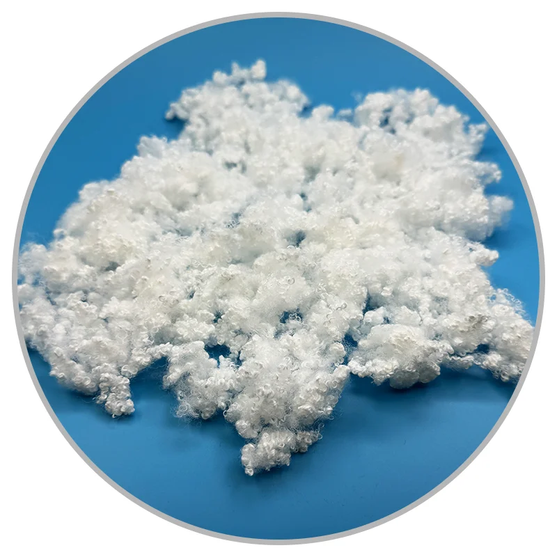 High performance 51mm Hollow Conjugate silicone hcs Polyester Staple Fiber psf for wadding