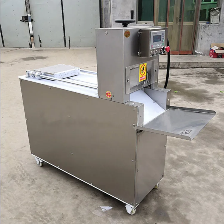 CE-approved High Quality Automatic Frozen Beef Pork Meat Roll Slicer Slicing Cutting Machine