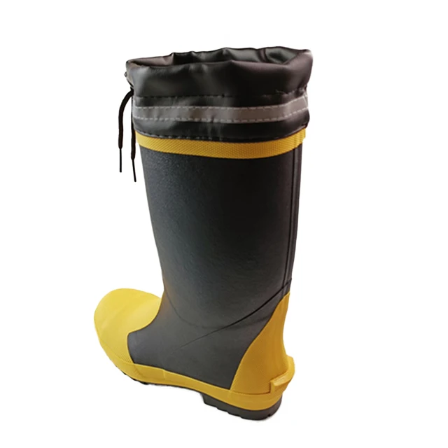 Best Selling Manufacturers rubber work boots Non-slip Soft Fabric Mesh Wholesale waterproof  Rubber rain Boots