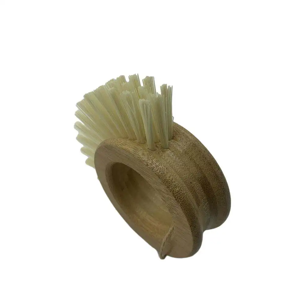 New Product Launch Bamboo Handle Ring Durable Not Moldy Short Handle Round Dish Dishwashing Cleaning Brush