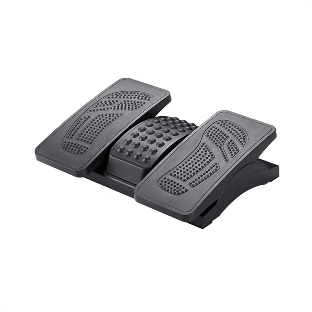 Bump design Split type adjustable plastic footrest