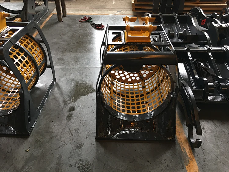 rotary screening bucket for 5.5 T yanma excavator