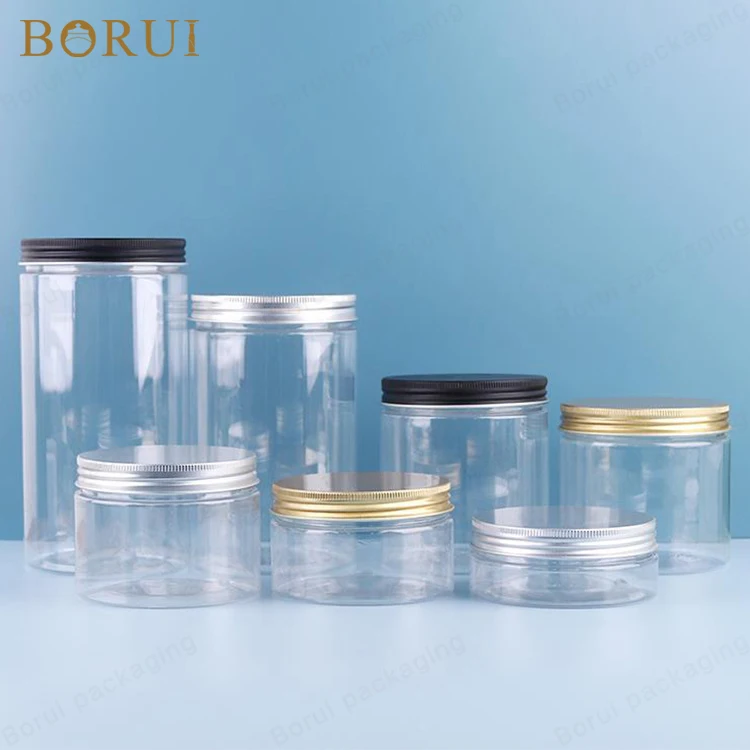 BORUI пищевые прочные контейнеры 100 мл 200 мл 300 мл 400 мл 500 мл 800 мл 1000 мл пластиковые прозрачные пластиковые банки для хранения