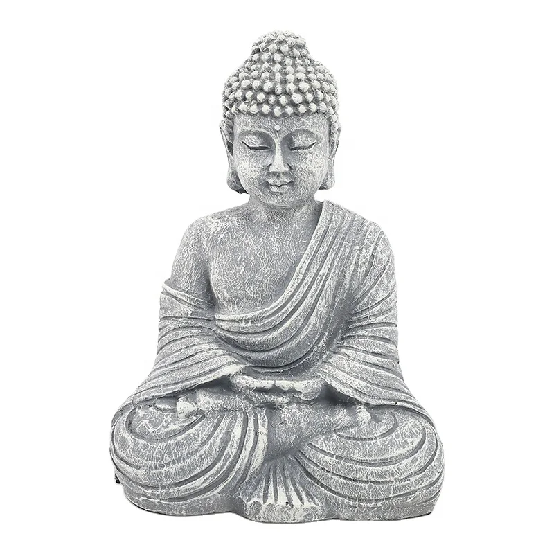 popular resin crafts religious meditation  Buddhism sculpture  fengshui sitting buddha statue home decor