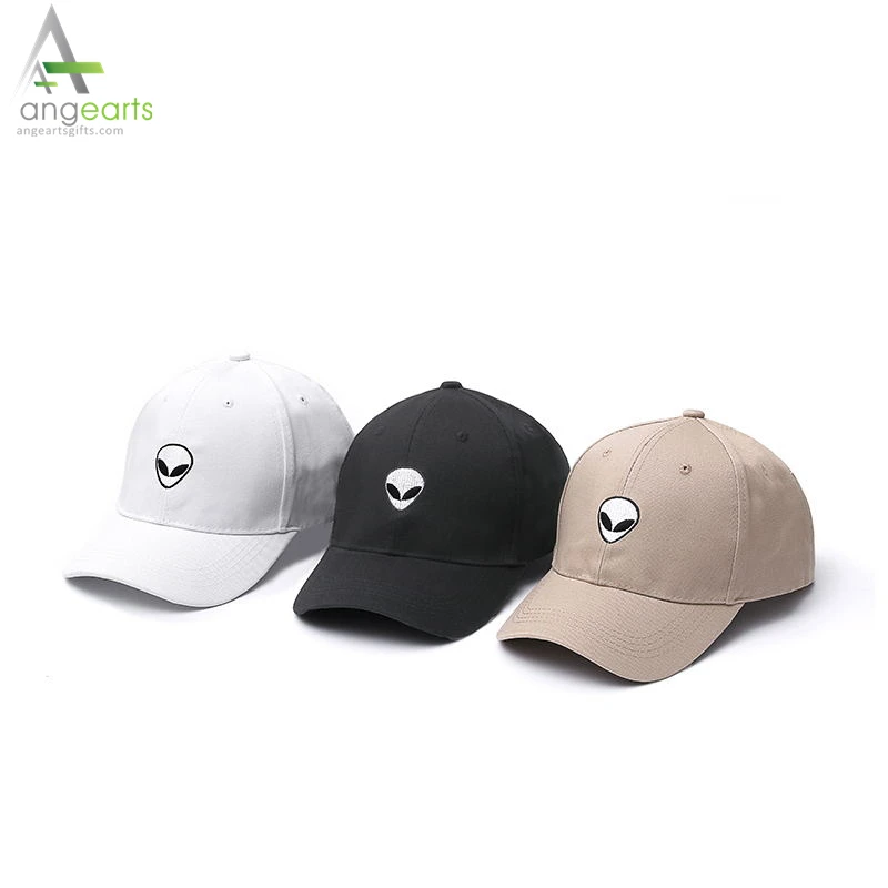 New Fashion Aliens Snapback Cap Fabric Baseball Cap Hip Hop Hat Dad Hat for Men Women Outstar Saucer Space UFO Fans Black Unisex