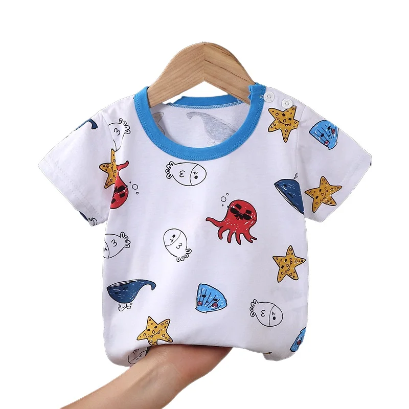 Children Short Custom Printing T-shirt 100% Cotton Brand Plain Blank Tshirt Kids Baby Girl Boy shirt T shirts