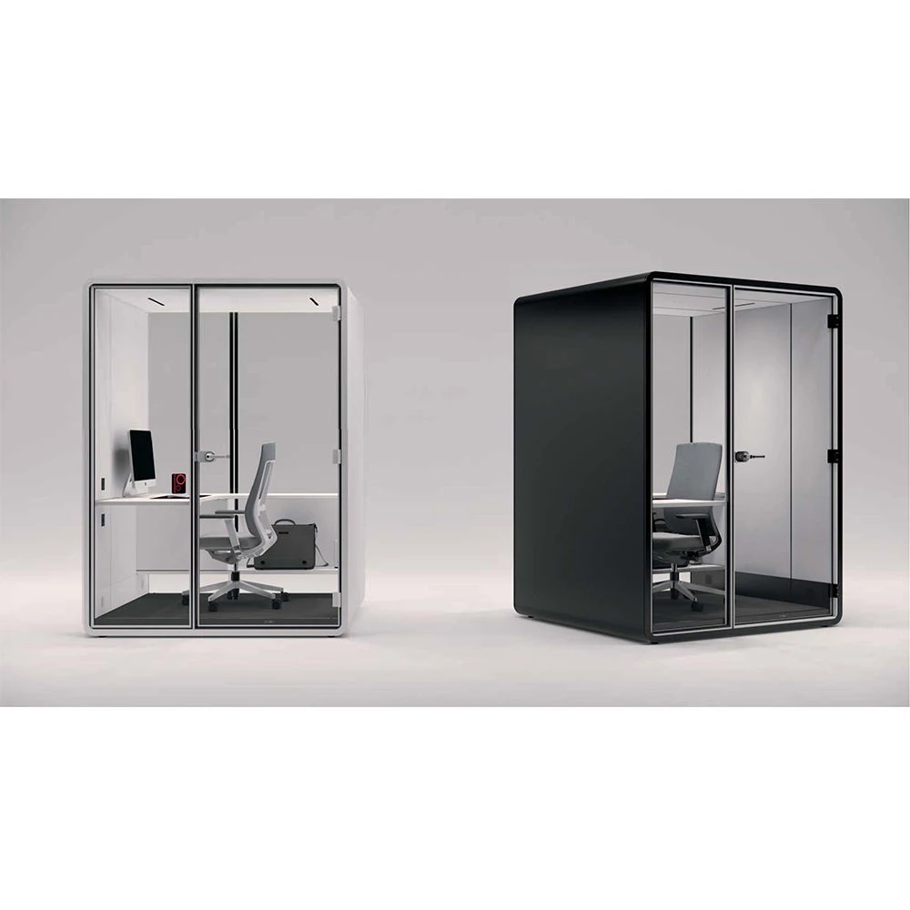 Soundproof Study work pod meeting phone booth acoustic booth studio modern soundproof silence work booth recording ventilation