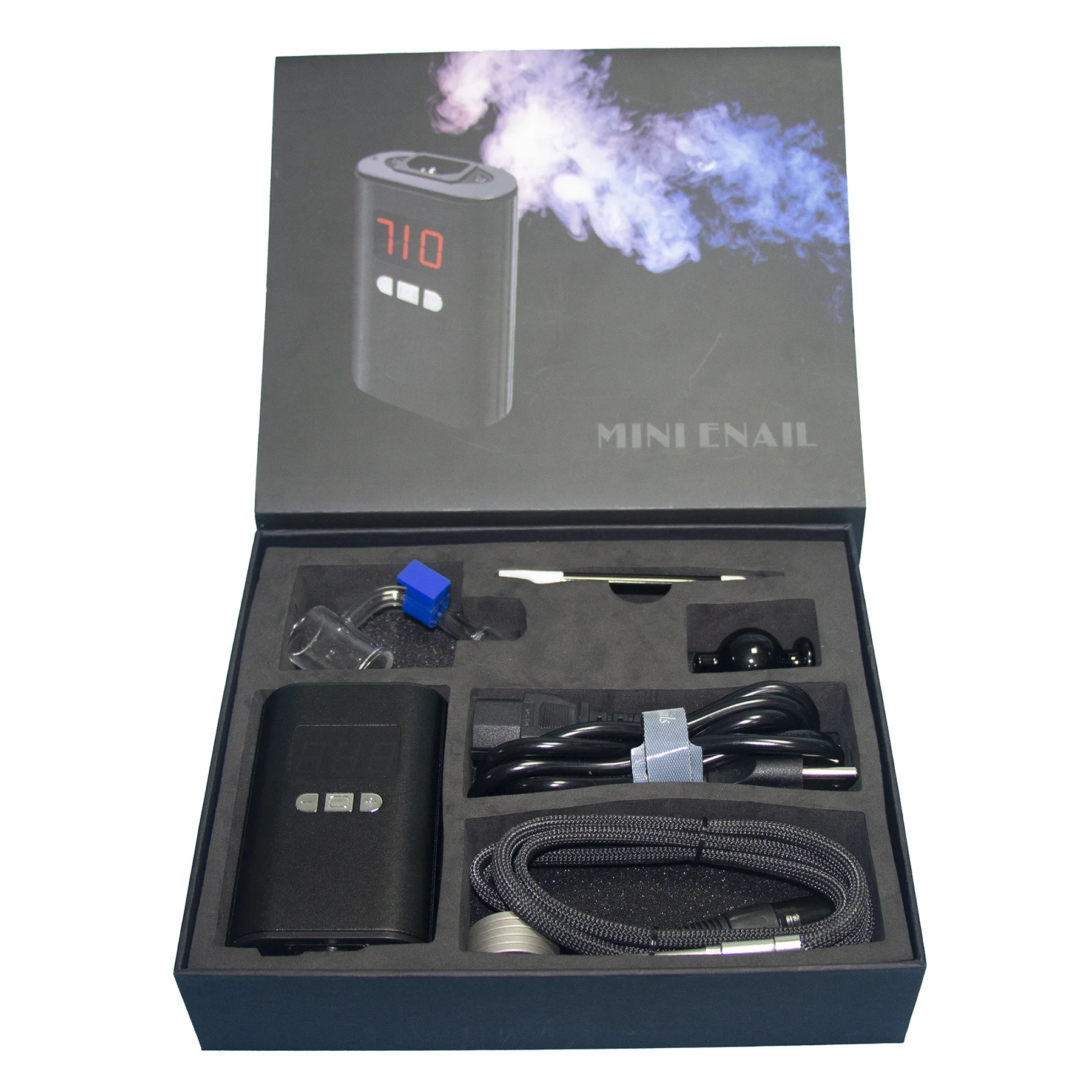 Самые популярные комплекты мини-enail DOMO с катушечным нагревателем 150 Вт и кварцевым нагревателем 25 мм