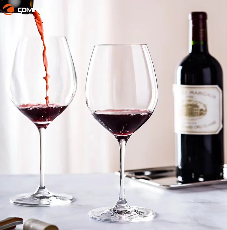 Праздничная небьющаяся многоразовая чашка для виски стакан вина с красным стемпом бокал шампанского