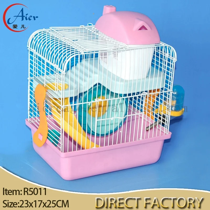 Hamster Cages Wholesale Double Or Three Layer Pet Villa Luxury Suite Cages Houses Sale Factory Supply Big Metal Cage
