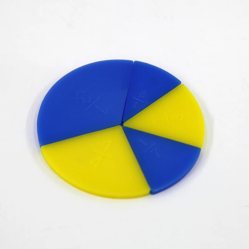 Математические игрушки обучающие счетные фракции набор кругов для детей обучающее