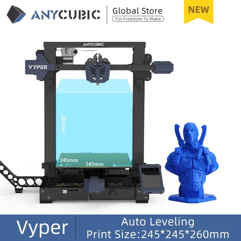 Fast Delivery Anycubic Vyper Automatic Leveling Filament Printers 3d Price for House