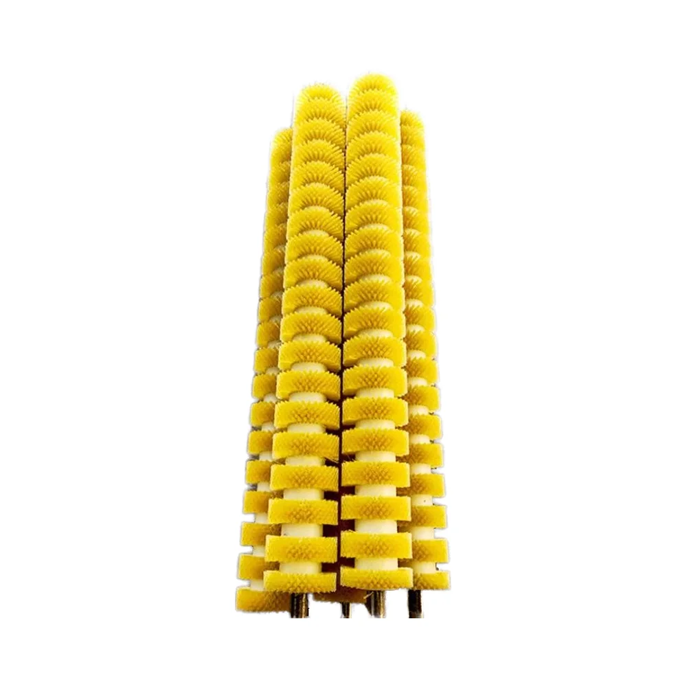 Industrial DIY Grade Cylindrical Roller Brush Dust Removal Rollers Fruit Vegetable Washing Machine OEM Support Accessories