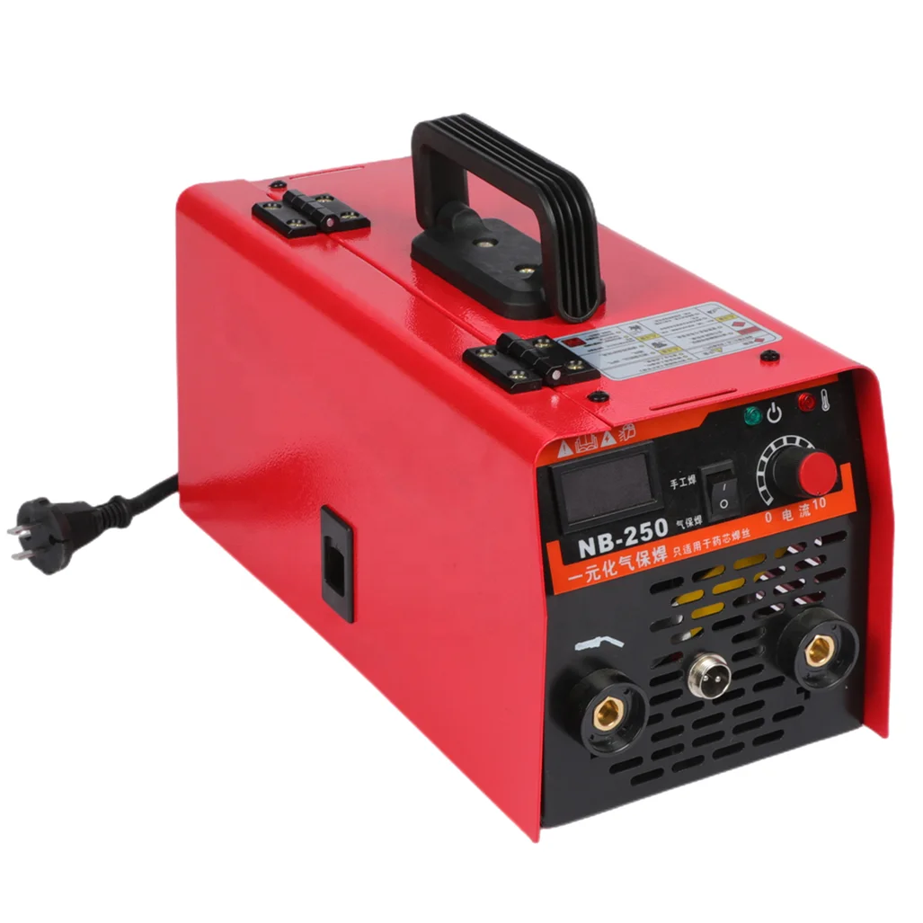 NB 250 gasless IGBT multifunctional 2 in 1 inverter welding mig welders mig welding without gas Inverter No Gas Mig Welders 220v