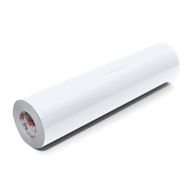 White Printable Self-Adhesive Matte Vinyl Ecosolvent Printable Pvc Vinyl Self-Adhesive Digital Advertising Tape Film Roll