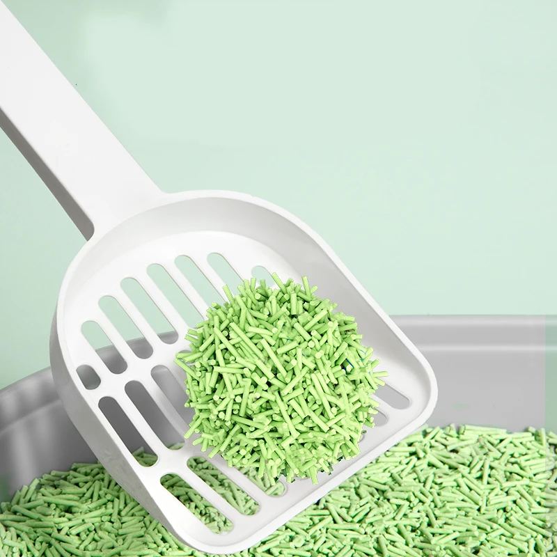 Manufacturer OEM Premium Easy Clean Plant Cat Sand Green Tea Scent 6l Eco Clean 2mm Stripe Shape Strong Clumping Tofu Cat Litter