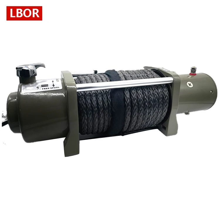 Высокомощный мотор UHMWPE 12000 фунтов 4x4 внедорожник 12 В электрическая грузовая лебедка с дистанционным управлением 24 в автоматический вытяжной Электрический трос