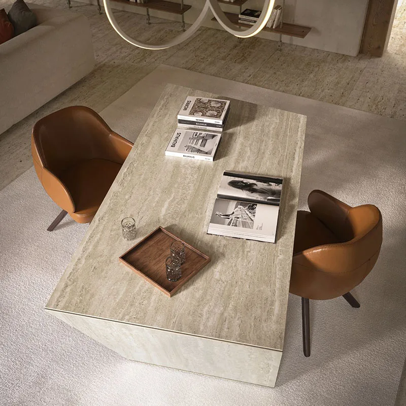 Wholesale Factory Direct Kitchen Furniture Dinner Table And Chairs Set Rectangular Marble Dining Room Table