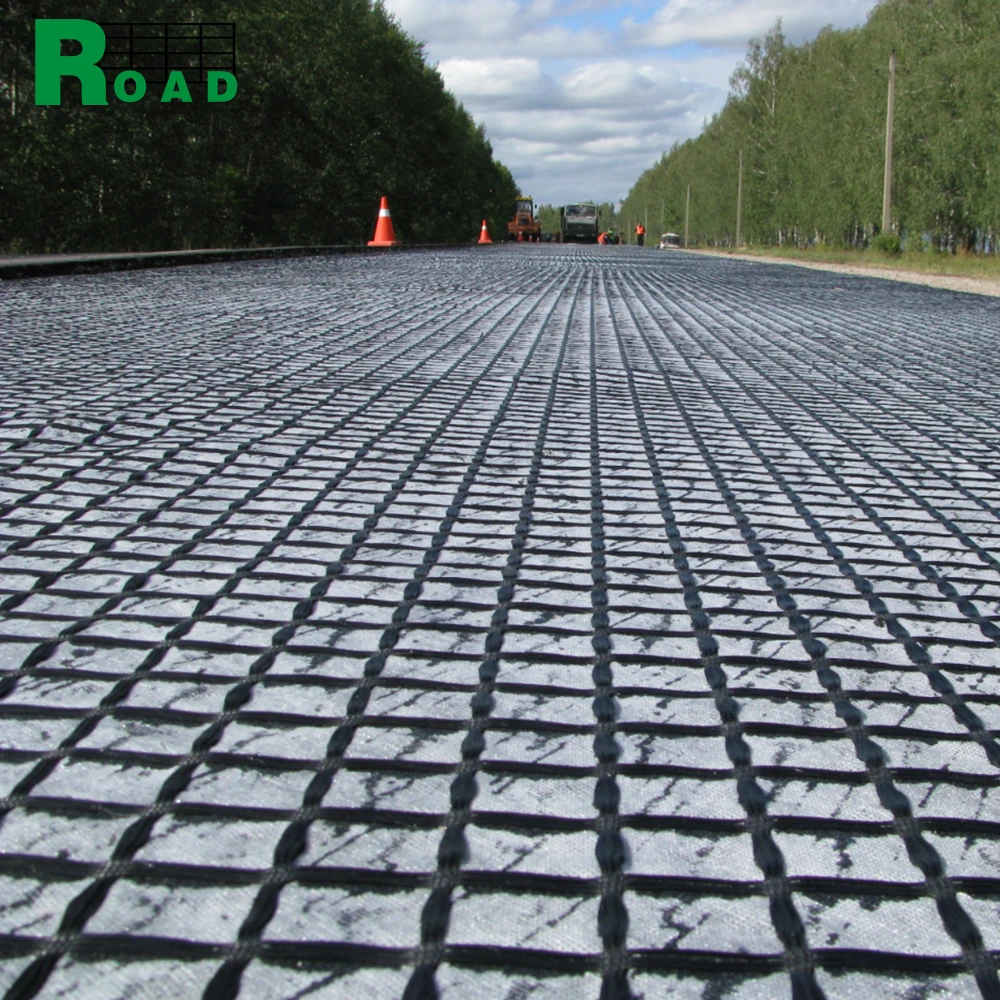 Geogrid Polyester Geogrid Prices Geocomposite Mining Geo Grid PET Polyester Geogrid