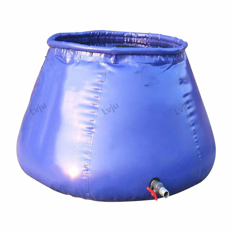 Lvju Top Open Collapsible Pvc Onion Shape Water Tank