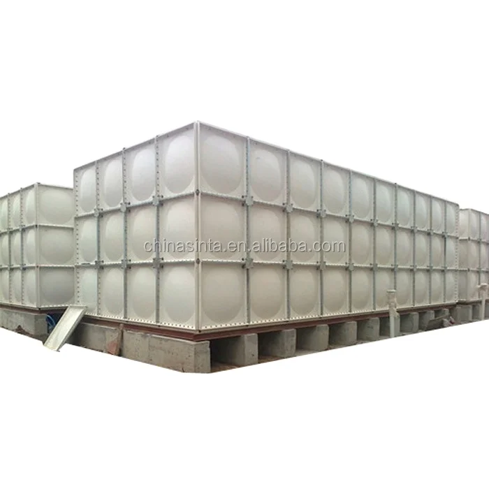 Assembled 100000 liter GRP FRP sectional Water Storage Tank for fire fighting