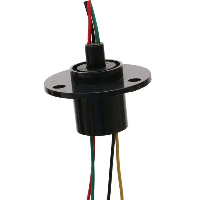 360 Degree Unlimited Rotation Conductive Slipring OD 22mm 4 Wire 5A High Current Electric Slip Ring Rotary Joint Connector