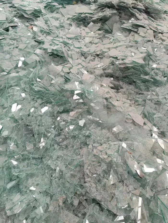 Wholesale Float White Transparent Broken Glass Cullets