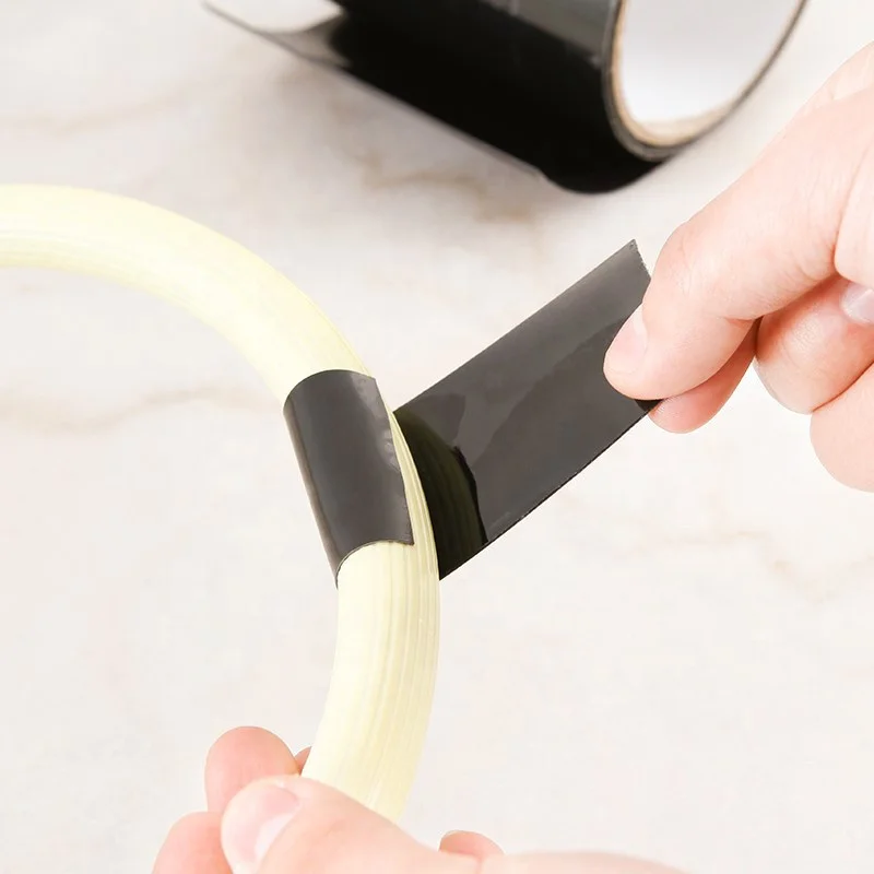 Super Strong repair Rubberized Waterproof Rubber Seal Tape, White,clear and black