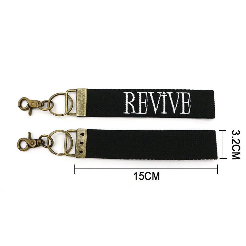 Beautiful Retro Backpack Charm Holder Souvenir Unique Stitching Wristlet Custom Logo Lanyard Keychain ring