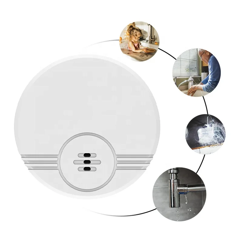 Factory direct 135DB portable multifunctional water buzzer leakage detection alarm for home security