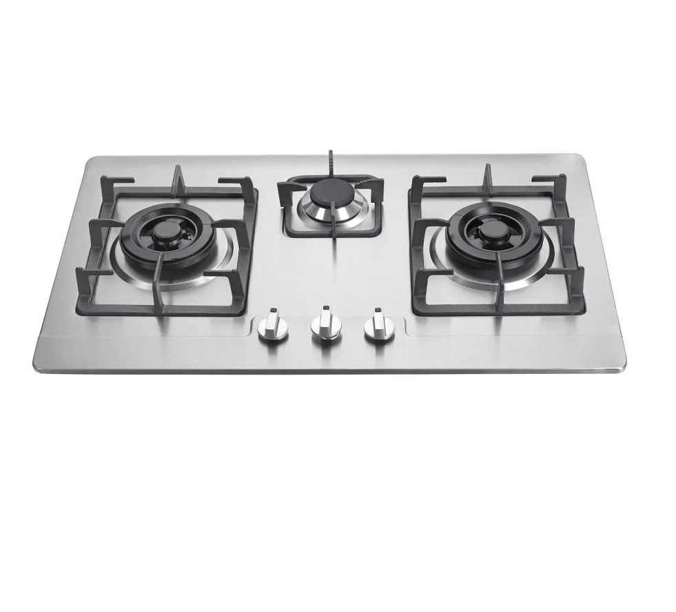 LPG Household Energy Saving 3 Triangle Burners Thickened Cast Iron Pan Support Gas Cook Stove