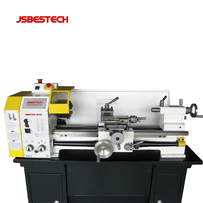 CJM250/JY250VF  Low price portable mini bench lathe machines with 125mm chuck