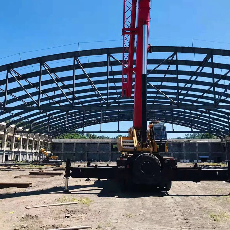 Large Span Steel Truss Roof Arched Curved Roof Truss Steel Roof Truss Prices
