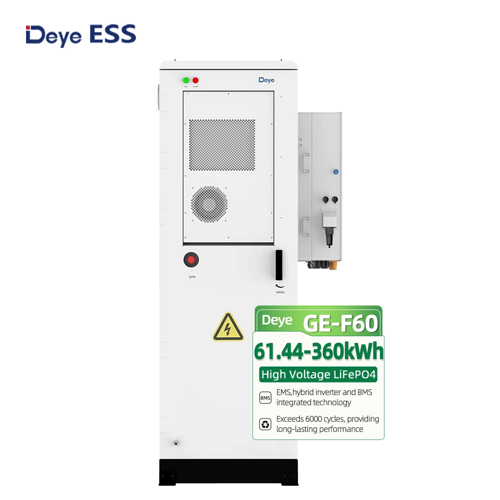 Deye ESS Hybrid GE-F60-EU energy storage Lifepo4 Battery and inverter All in one system for Industrial&Commercial use