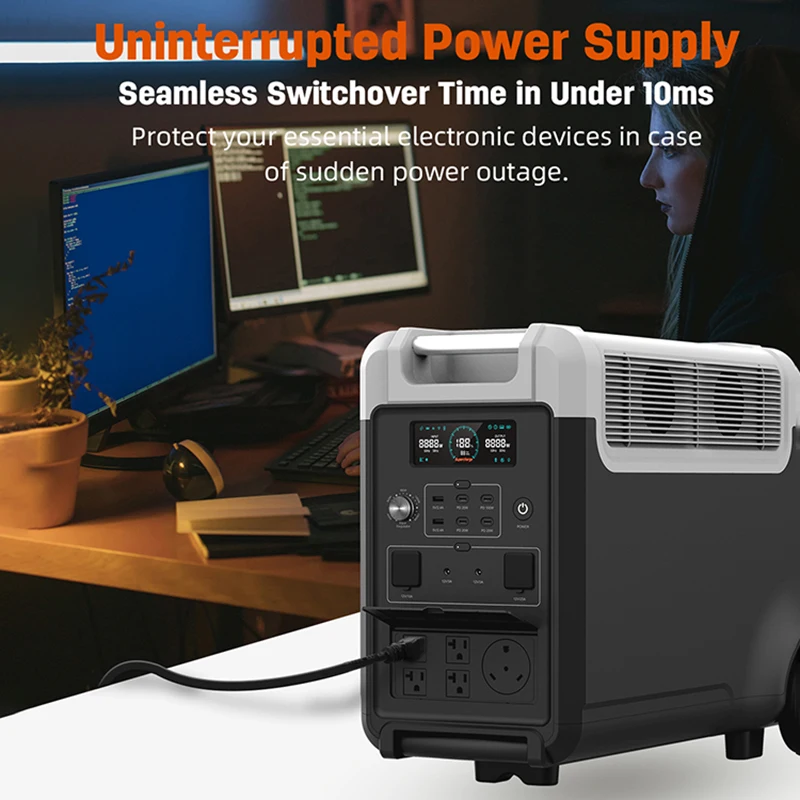 Manufacturer good price outdoor use lifepo4 battery europe energy storage power generator solar 3600w 3kw portable power station