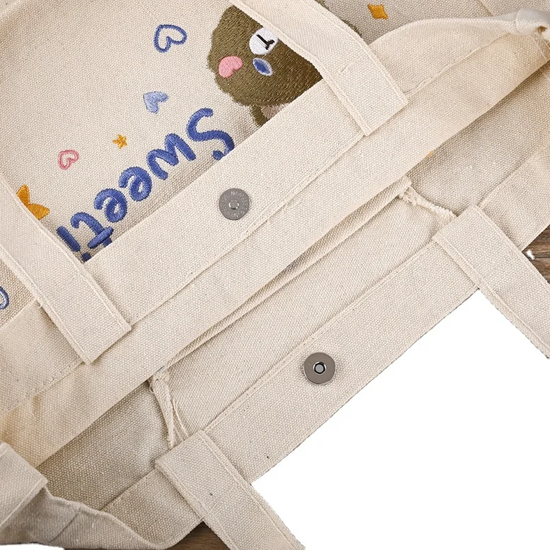 Factory Wholesale Fashion canvas shopping bag Sona Package canvas tote bag