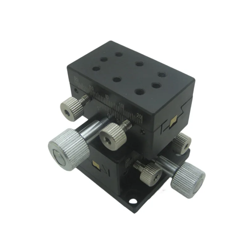 Standard manual XY shaft dovetail slotted rack and pinion type slide XYADTS series