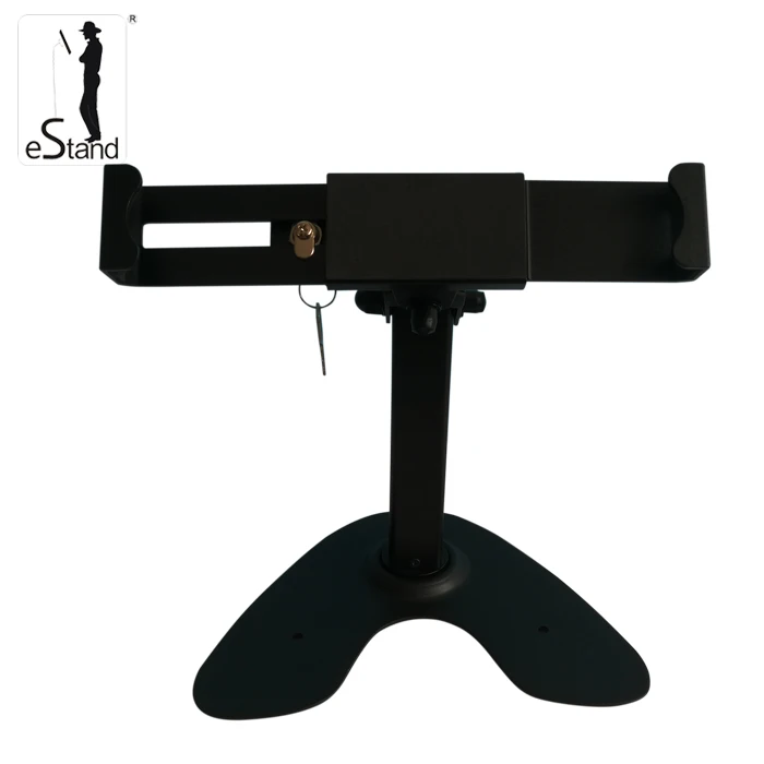 eStand BR29003Q diagonal metal desktop universal anti-theft stand with lock